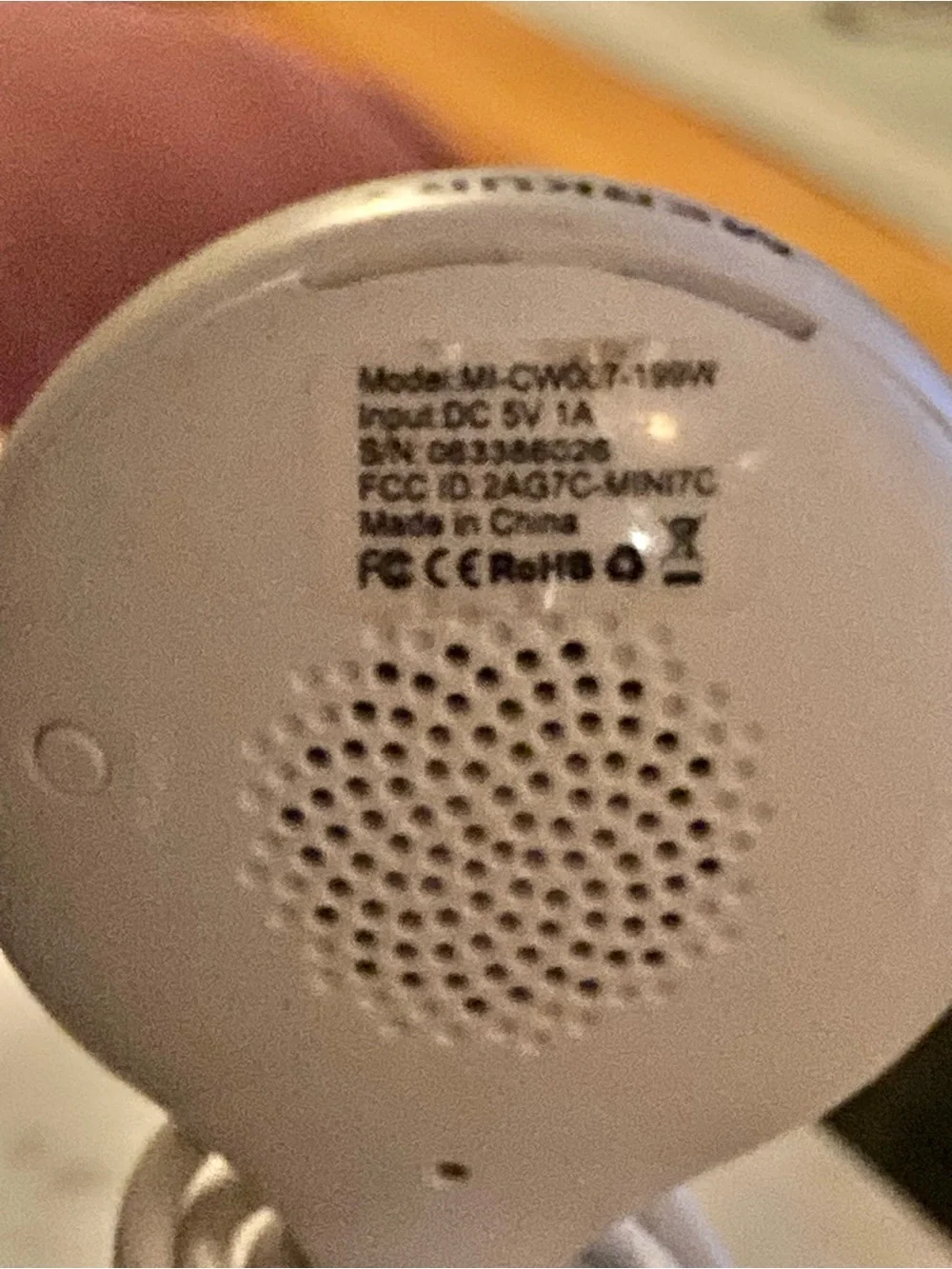 Merkury Innovations Smart Wi‑Fi Camera HD 720P – White